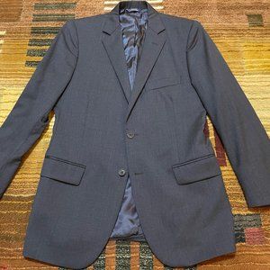 $898 Brooks Brothers 1818 fitzgerald fit charcoal grey suit jacket blazer 39R